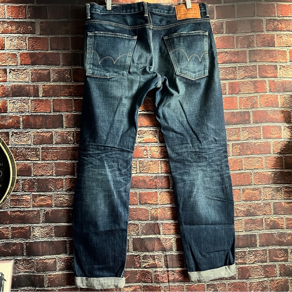 Edwin Men's Dark Blue Straight Jeans
